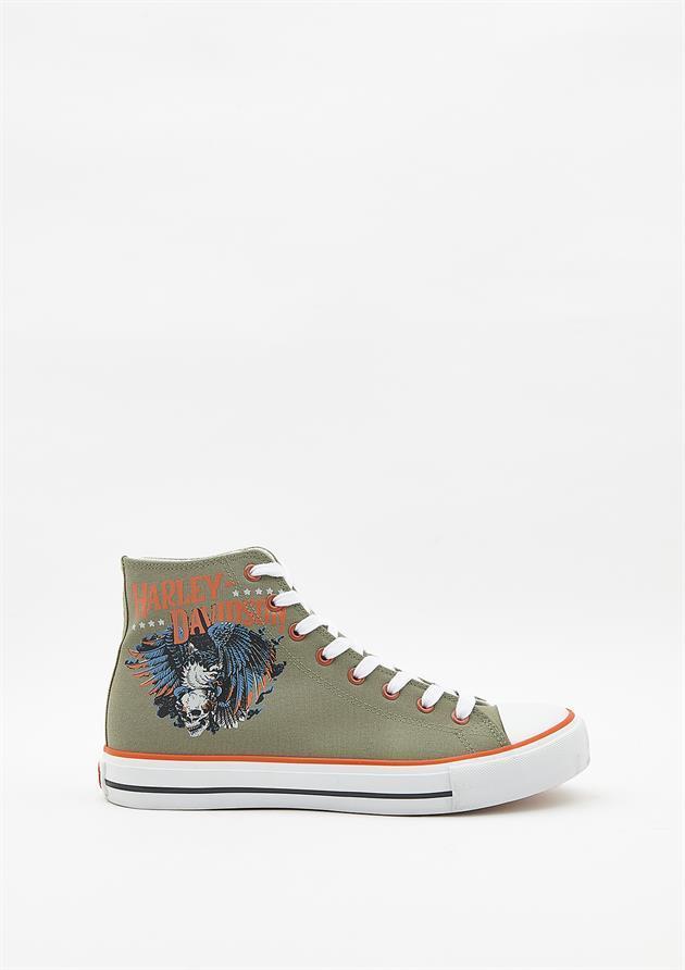 Harley Davidson 023M100359 Phoenix Khaki Erkek Sneaker