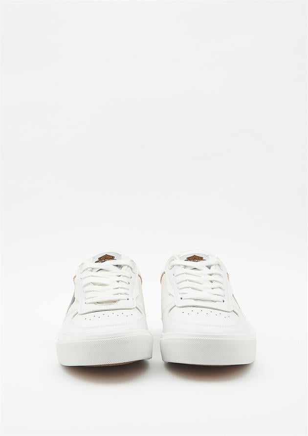 Harley Davidson 023M100380 Orlando White/Tekstil Deri Erkek Sneaker