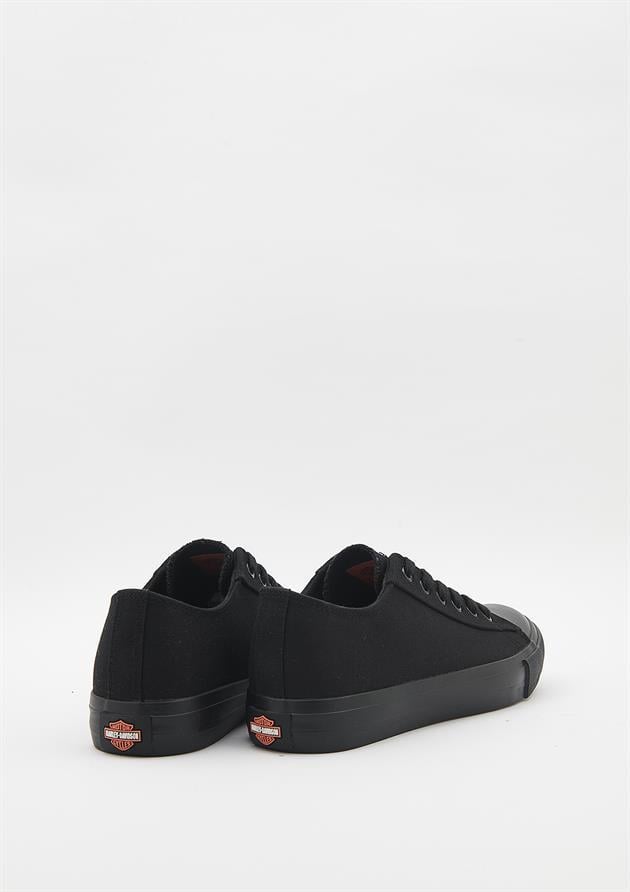Harley Davidson 023M100381 Ontario Black-Black/Tekstil Erkek Sneaker