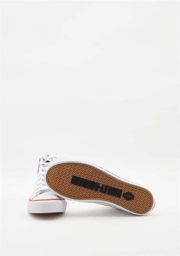Harley Davidson 023Z100150 Pittsburgh White Kadın Sneaker