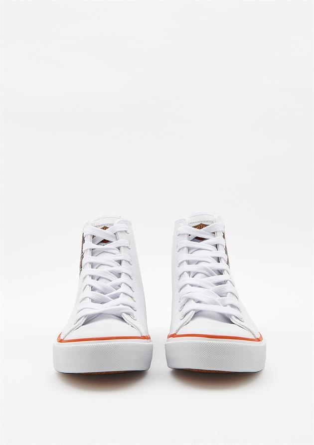 Harley Davidson 023Z100150 Pittsburgh White Kadın Sneaker