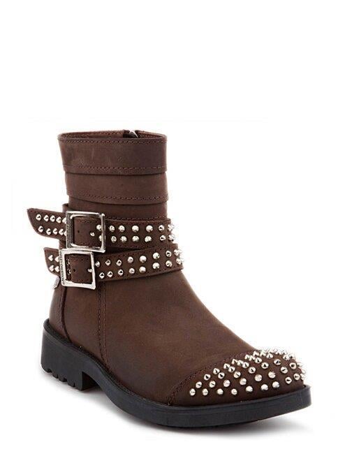 Harley Davidson 509-18 Dark Brown Nubuk Kadın Bot