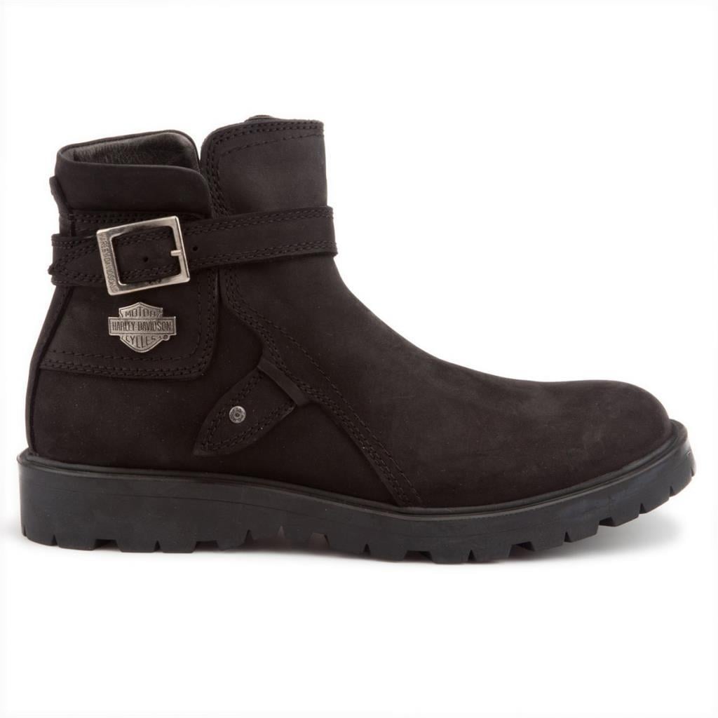 Harley Davidson 511-18 Black Nubuk Erkek Bot