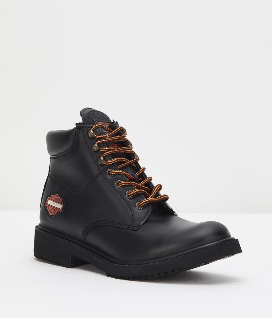 Harley Davidson 556 Mid Black Deri Erkek Bot