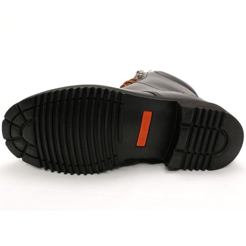 Harley Davidson 558 Steel Toe Hi Black Deri Erkek Bot