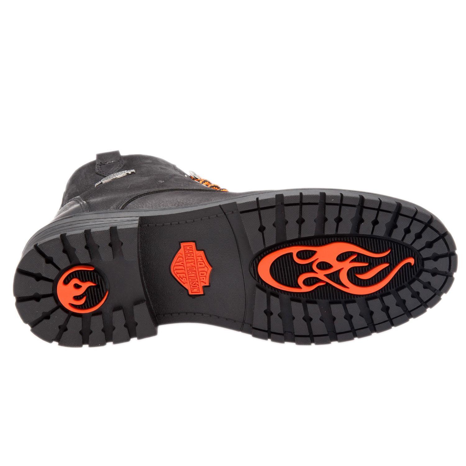 Harley Davidson Adam YT Black Deri Erkek Bot
