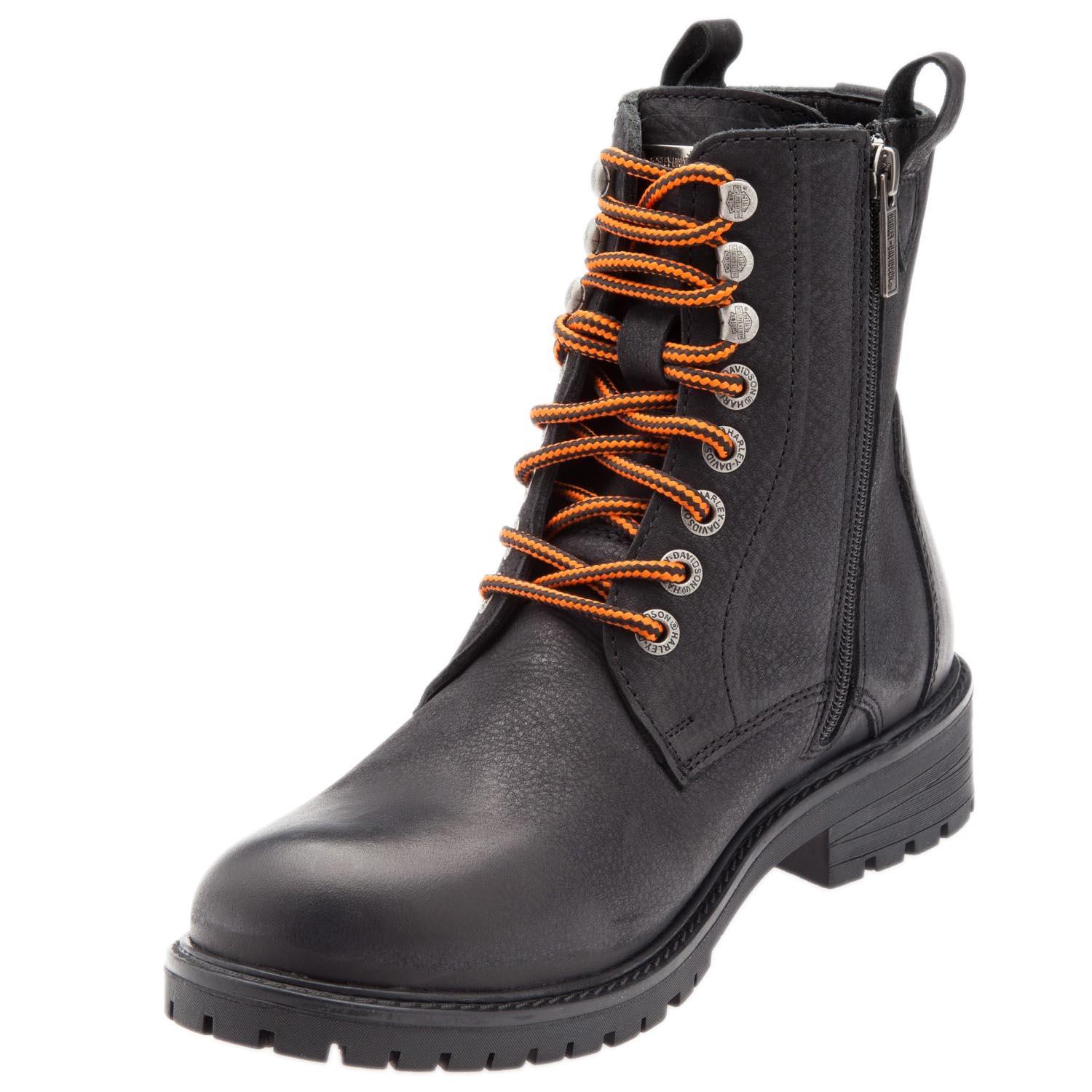 Harley Davidson Adam YT Black Deri Erkek Bot