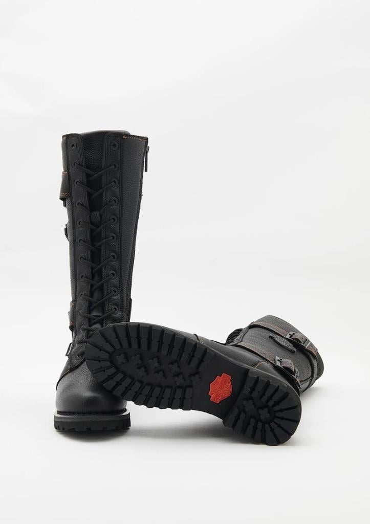 Harley Davidson Belhaven Waterproof Black Kadın Çizme