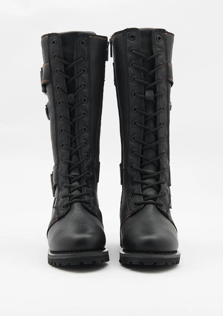 Harley Davidson Belhaven Waterproof Black Kadın Çizme