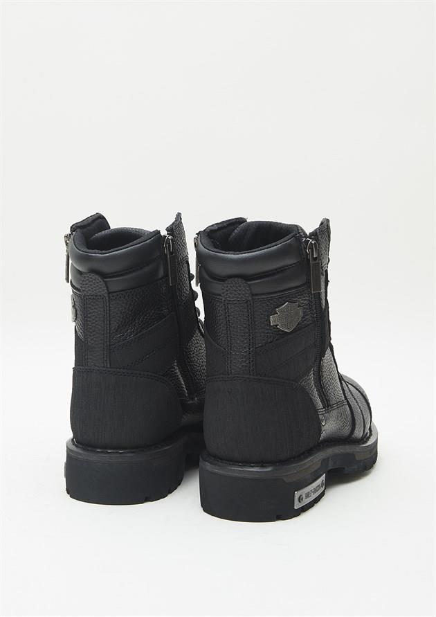 Harley Davidson Carter Black Deri Erkek Bot
