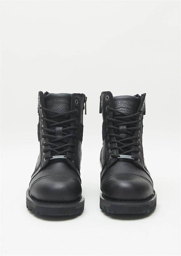 Harley Davidson Carter Black Deri Erkek Bot