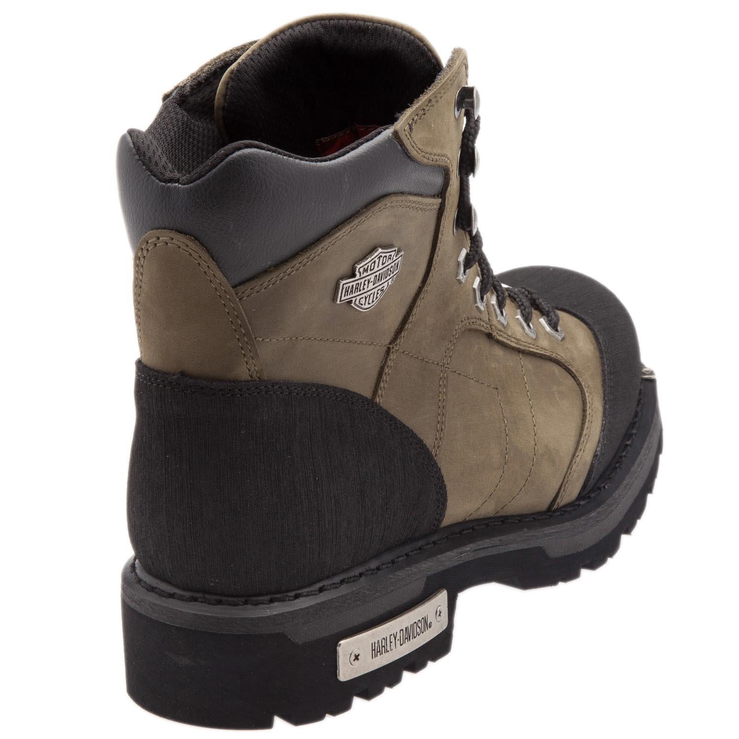 Harley Davidson Clemente Grey Crazy Deri Erkek Bot