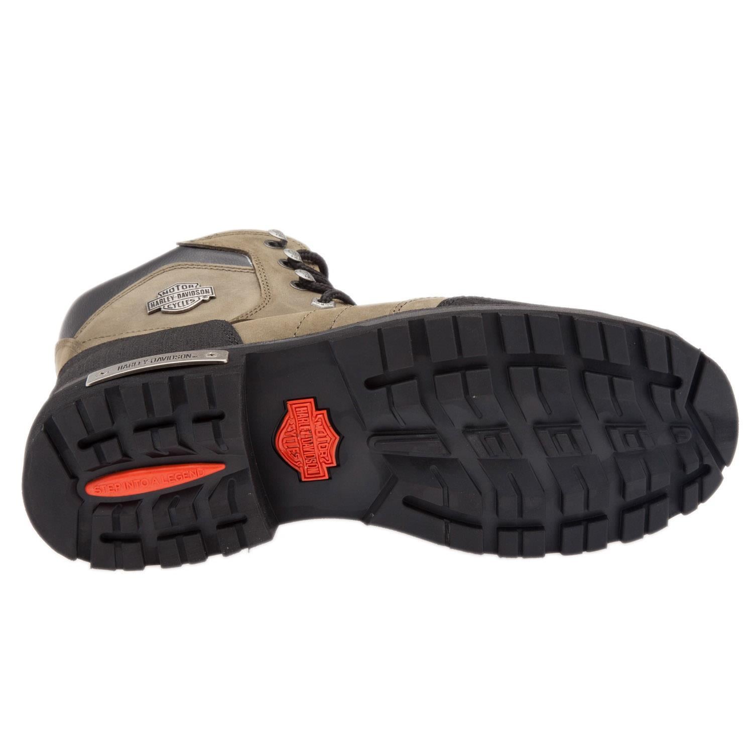 Harley Davidson Clemente Grey Crazy Deri Erkek Bot