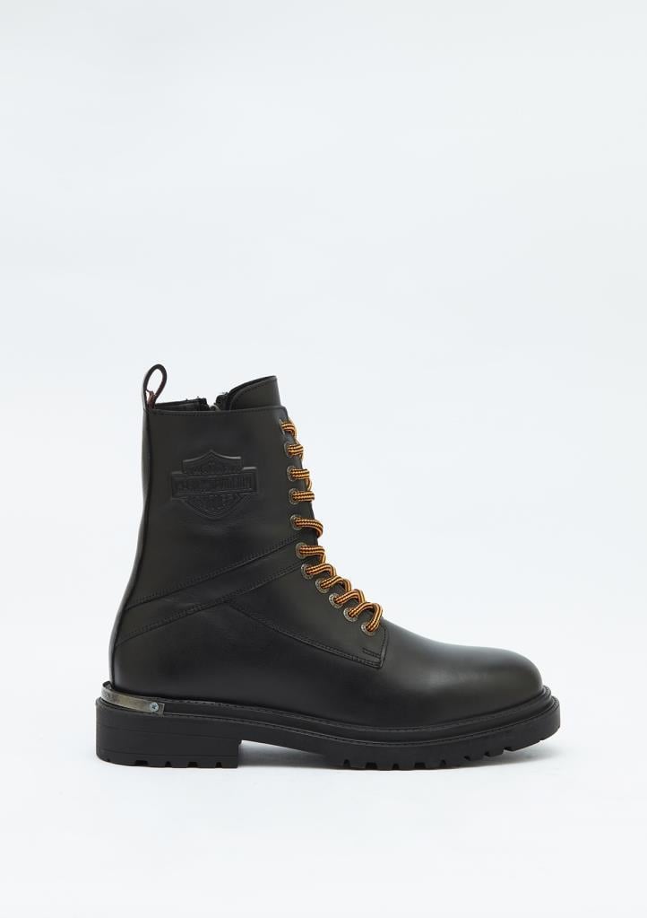 Harley Davidson Coro Black Deri Erkek Bot