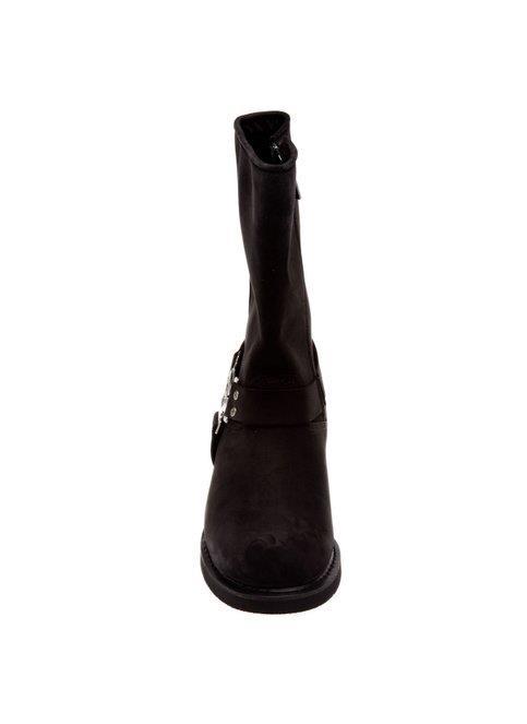 Harley Davidson Dean Black Nubuk Erkek Çizme