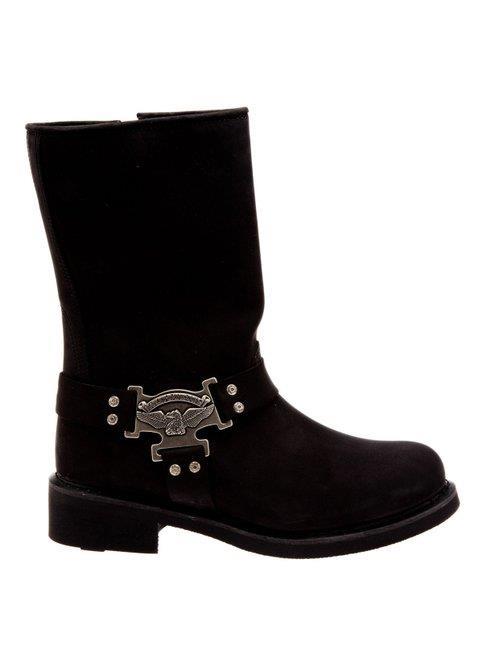 Harley Davidson Dean Black Nubuk Erkek Çizme