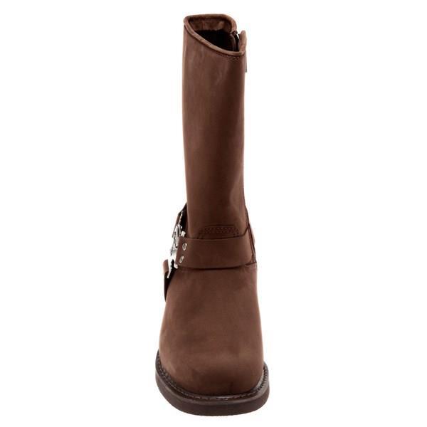 Harley Davidson Dean Dark Brown Nubuk Erkek Çizme