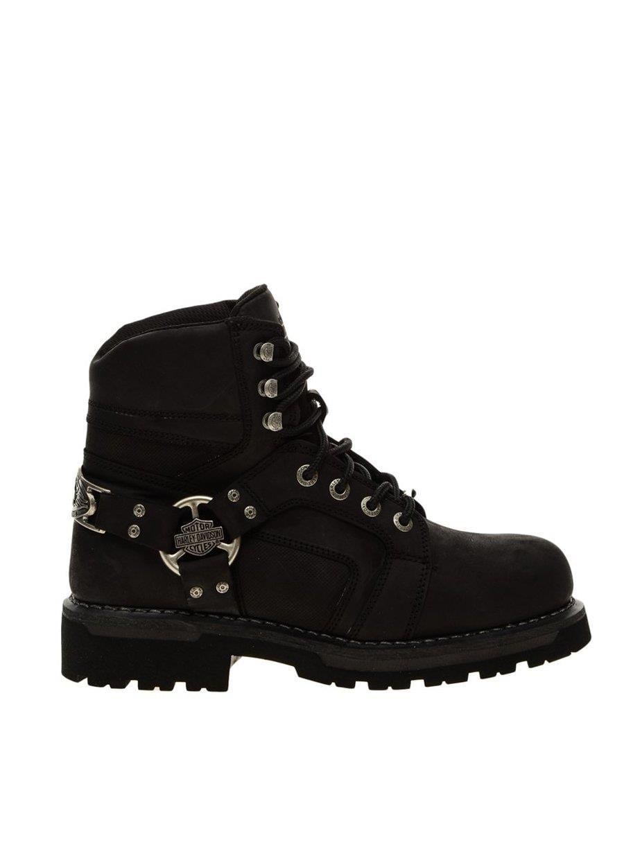 Harley Davidson Edgemor Black Crazy Deri Erkek Bot