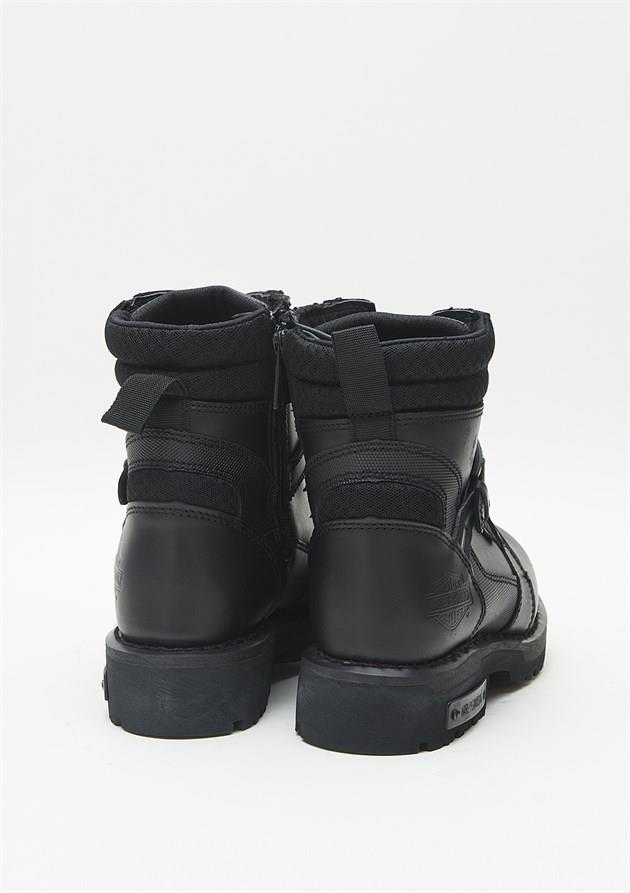 Harley Davidson Franco WP Black Deri Erkek Bot