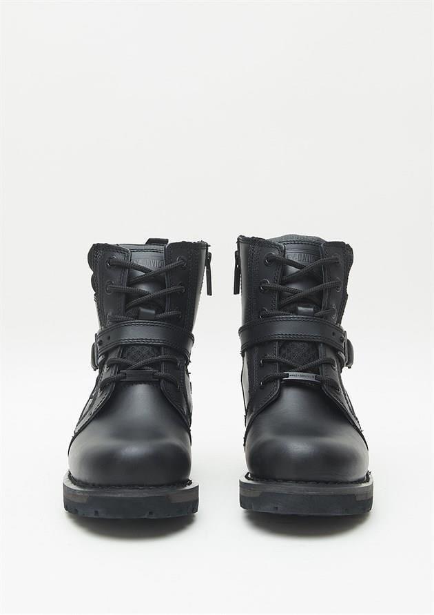 Harley Davidson Franco Wp Black Nubuk Erkek Bot