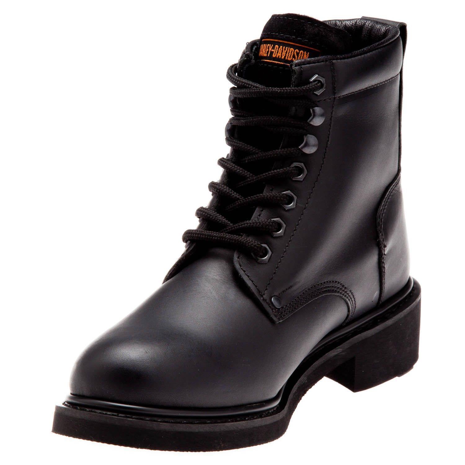 Harley Davidson Gibson Black Deri Erkek Bot
