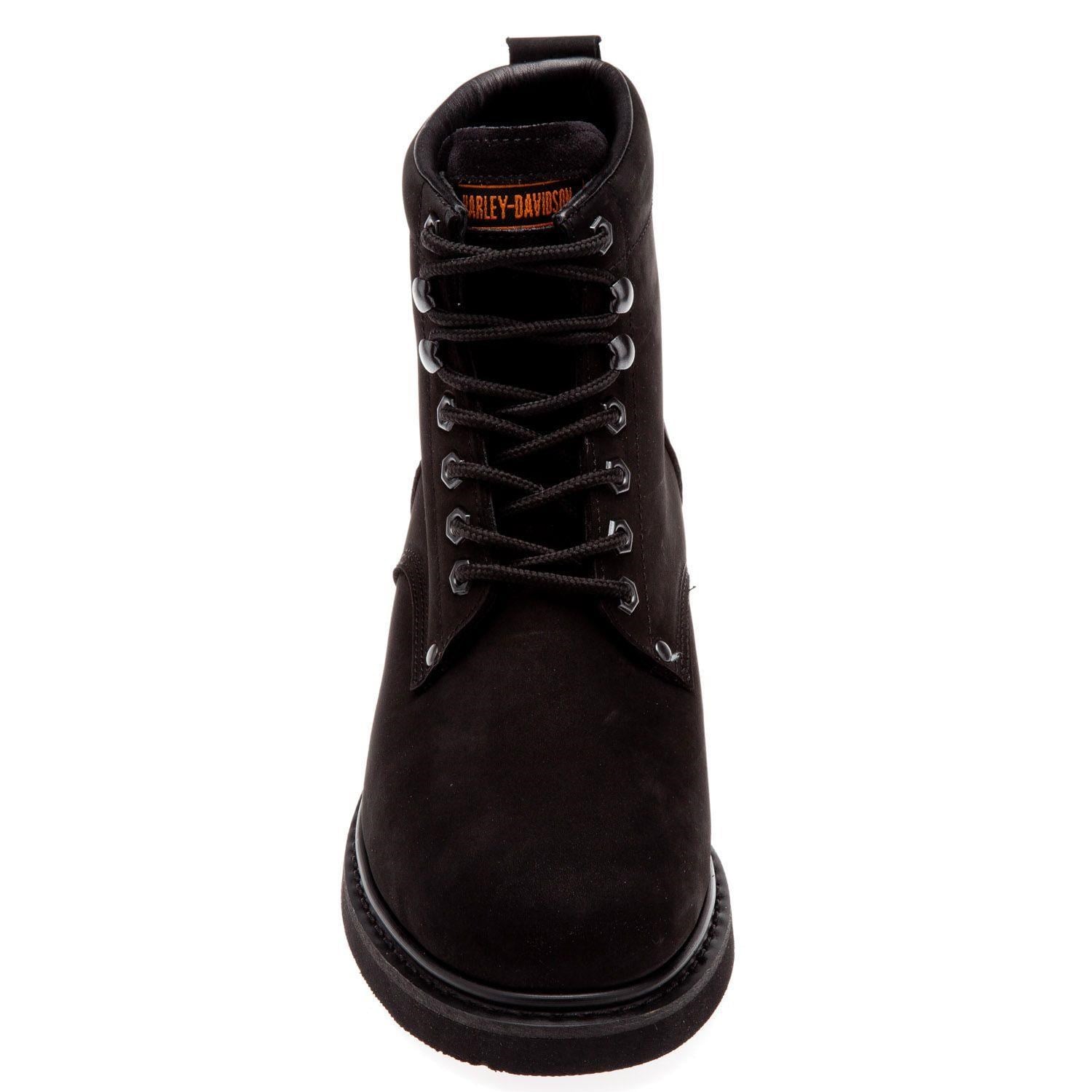 Harley Davidson Gibson Black Nubuk Erkek Bot