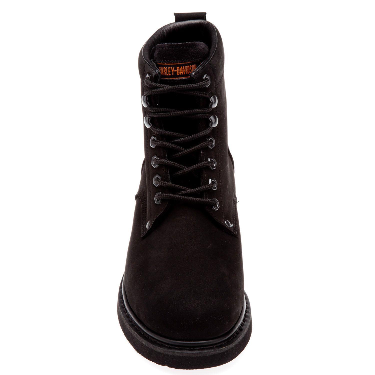 Harley Davidson Gibson Black Nubuk Kadın Bot