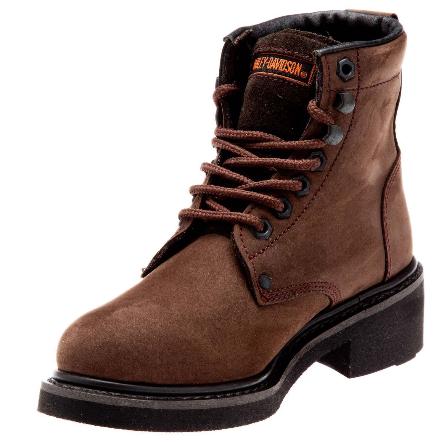 Harley Davidson Gibson Dark Brown Nubuk Kadın Bot