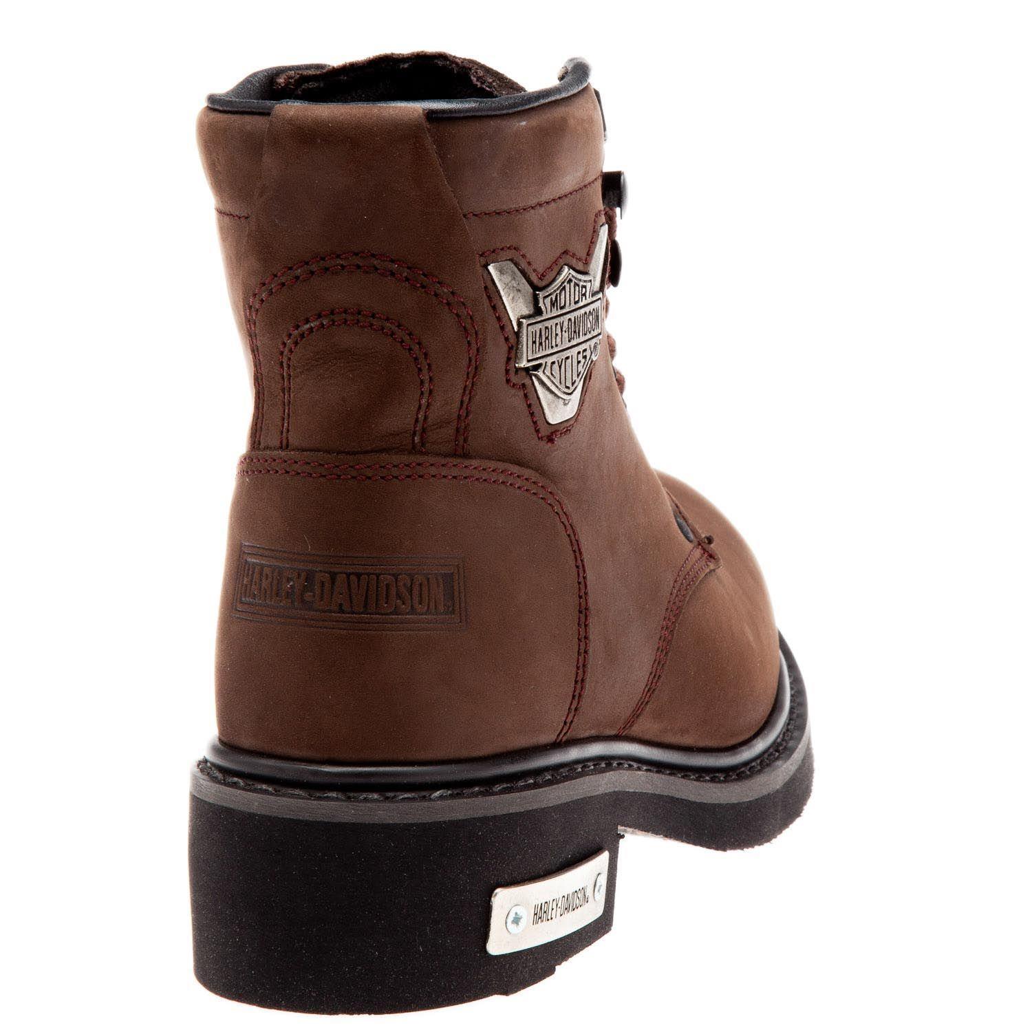 Harley Davidson Gibson Dark Brown Nubuk Kadın Bot