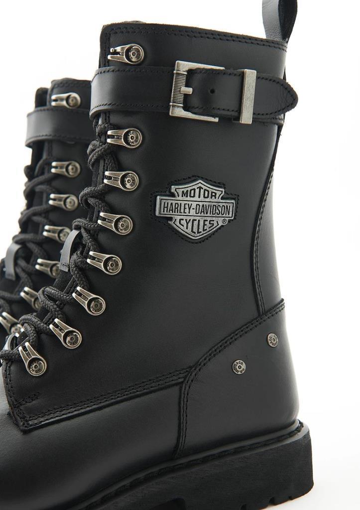 Harley Davidson Gladis Black Deri Kadın Bot