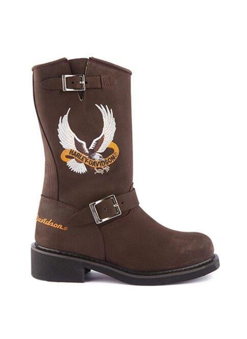 Harley Davidson Hall Dark Brown Kadın Çizme