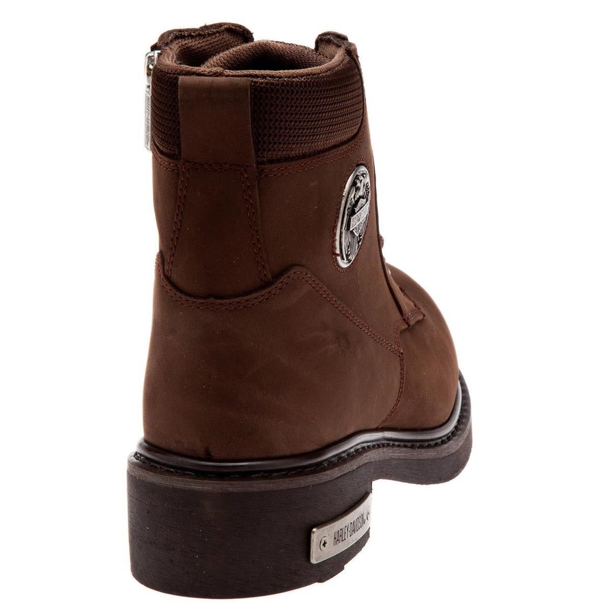 Harley Davidson Jim Dark Brown Nubuk Erkek Bot