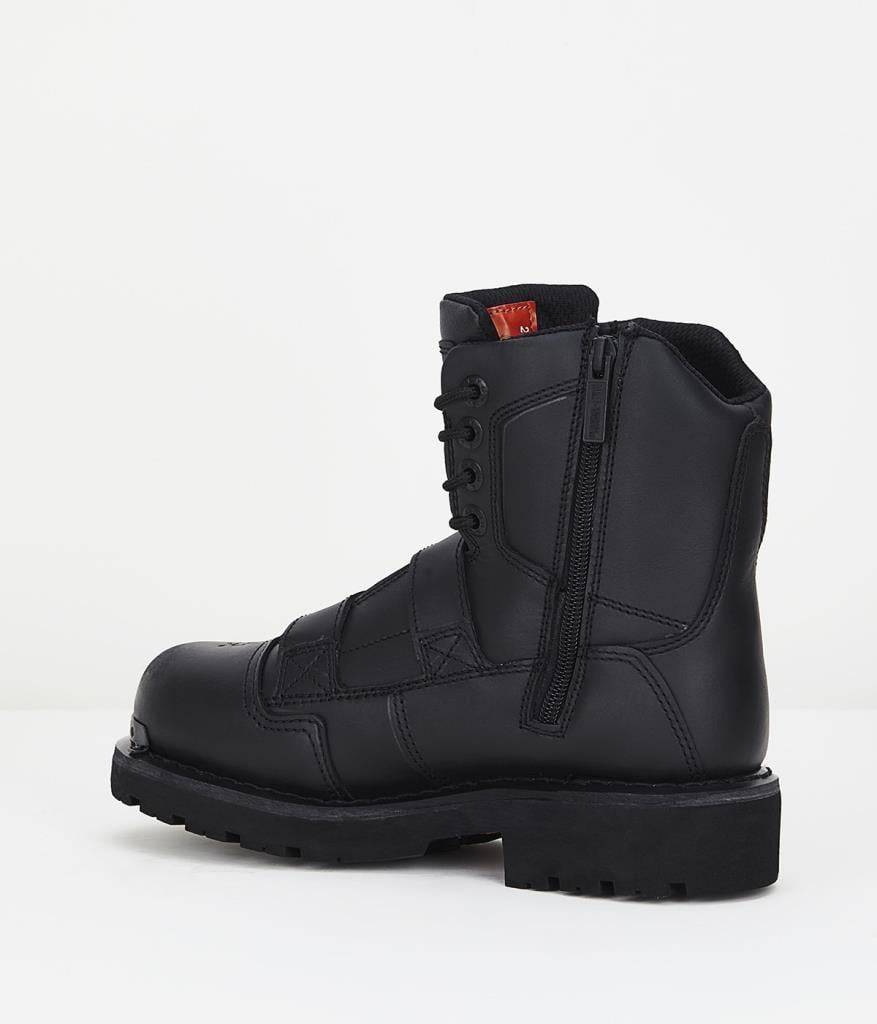 Harley Davidson Keates Black Deri ERkek Bot