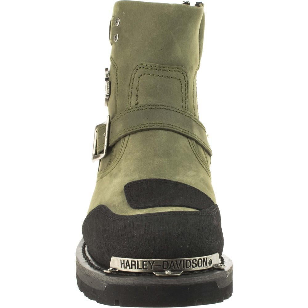 Harley Davidson Kingmont Olive Crazy Deri Kadın Bot