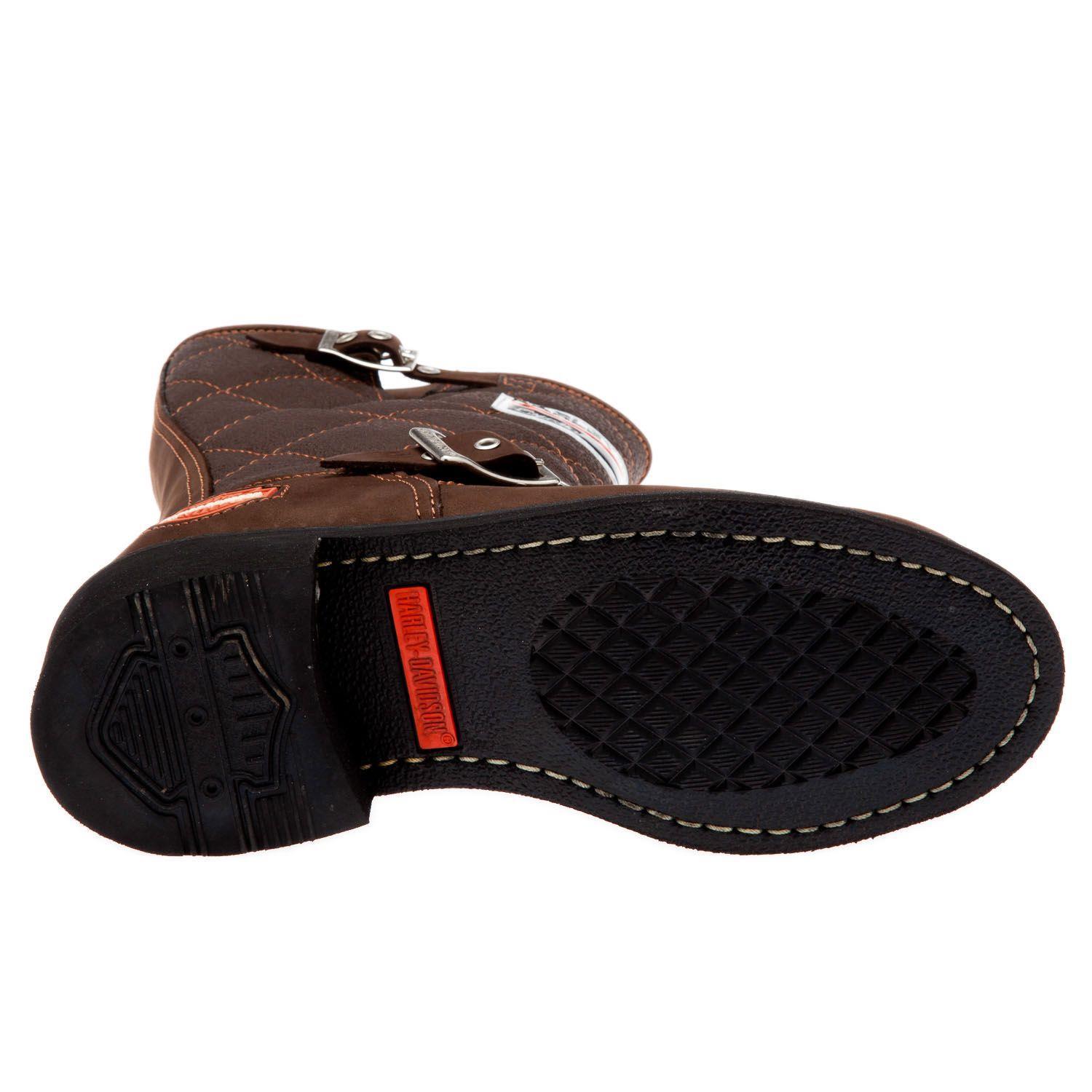 Harley Davidson Laconia 644 Brown Nubuk Erkek Çizme