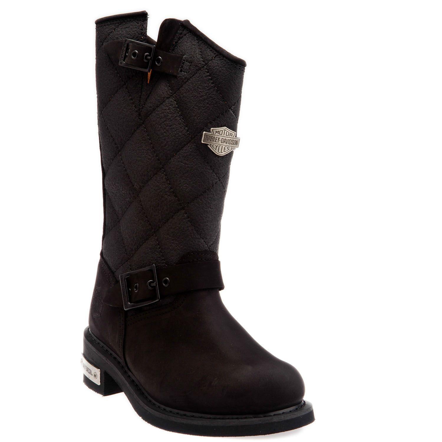 Harley Davidson Laconia 644 Y Black Nubuk Erkek Çizme