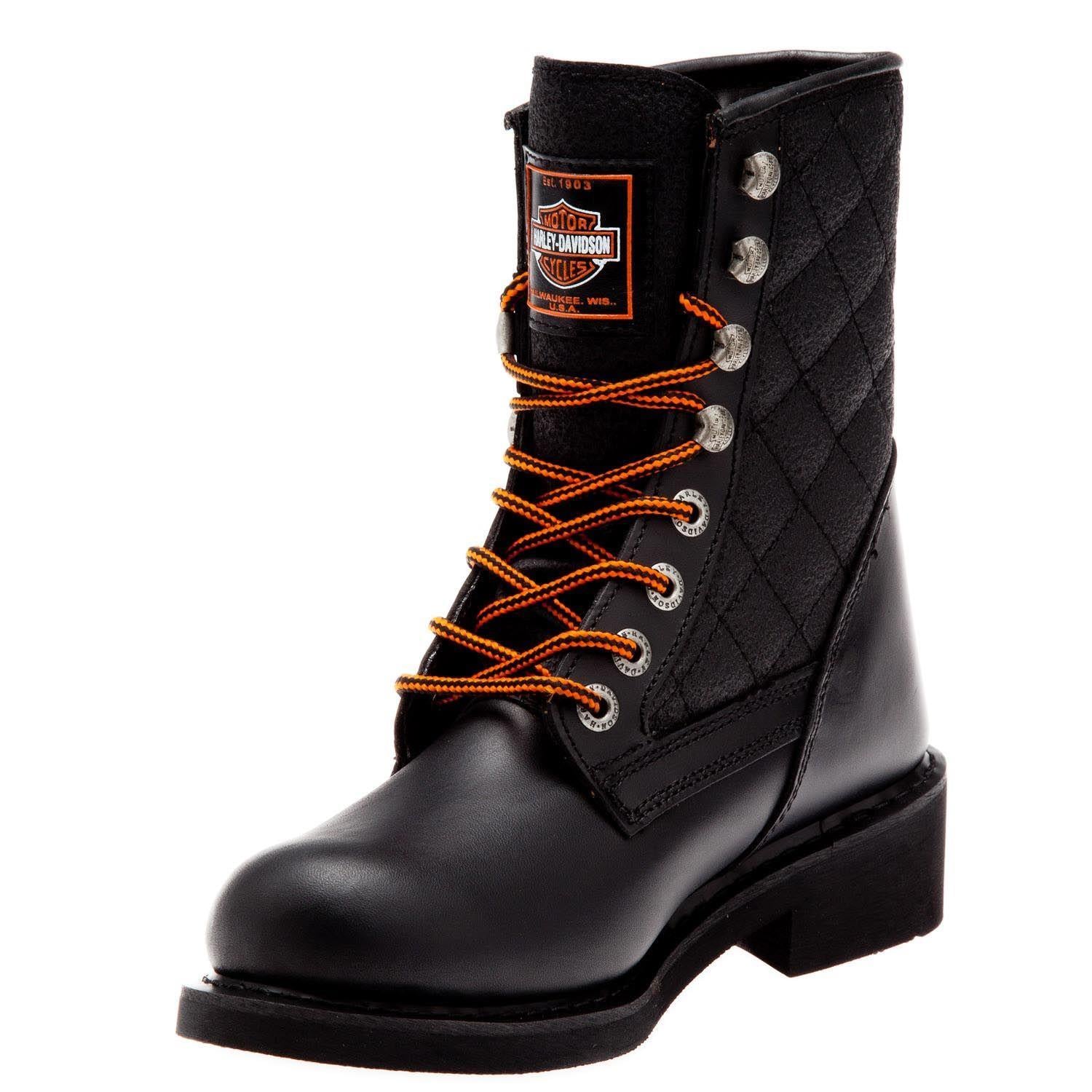 Harley Davidson New Worker Black Deri Kadın Bot