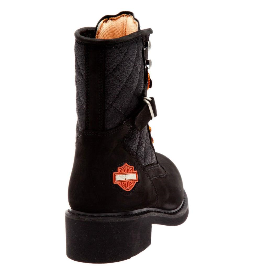 Harley Davidson New Worker Black Nubuk Erkek Bot