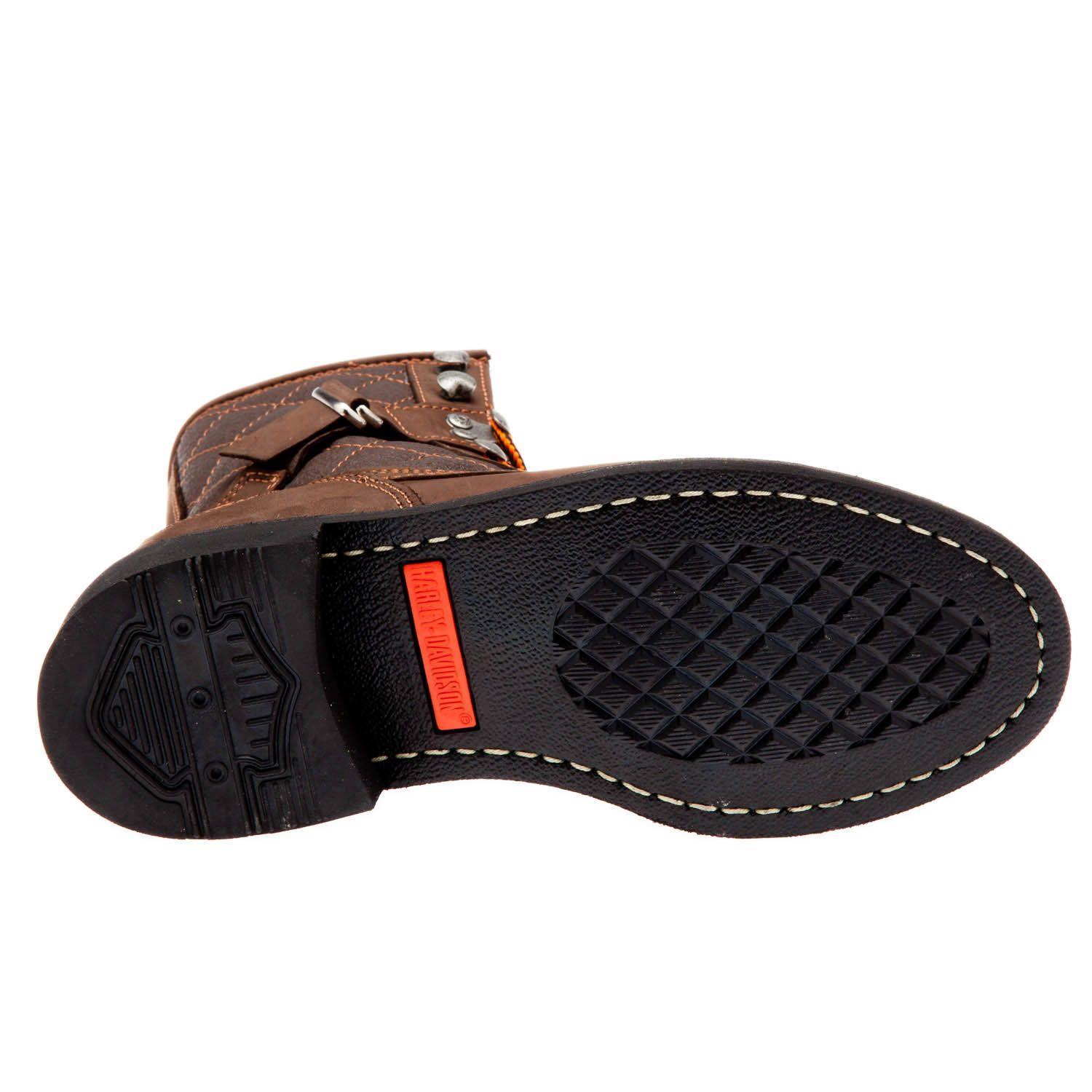 Harley Davidson New Worker Dark Brown Nubuk Erkek Bot