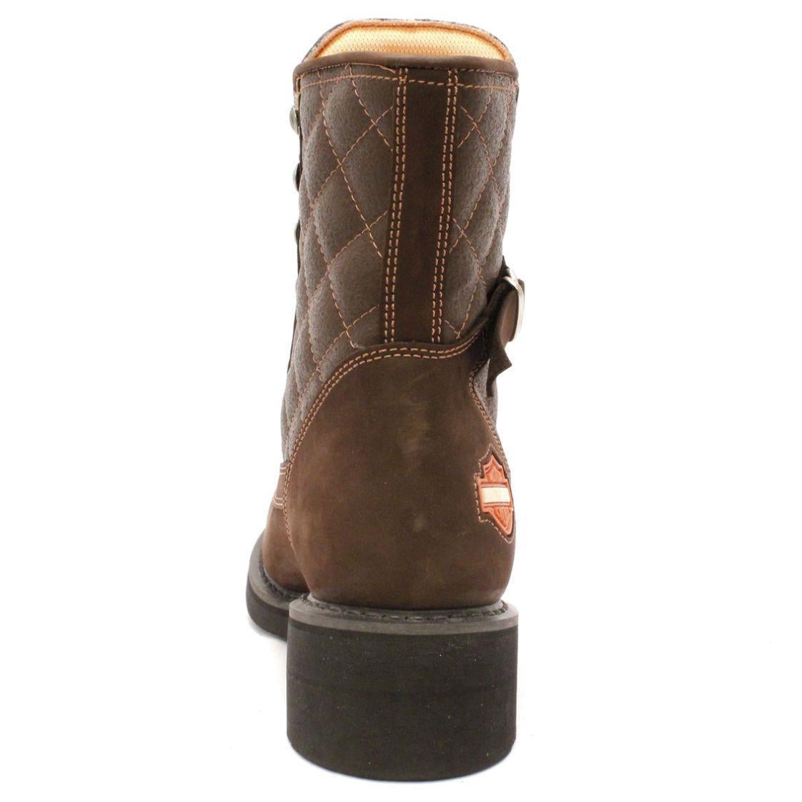 Harley Davidson New Worker Dark Brown Crazy Deri Kadın Bot
