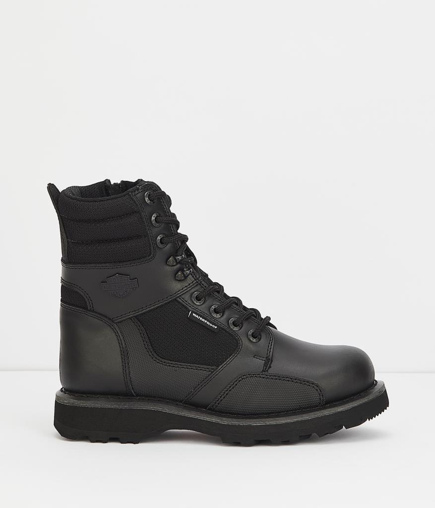 Harley Davidson Putnam Wp Black Deri Erkek Bot