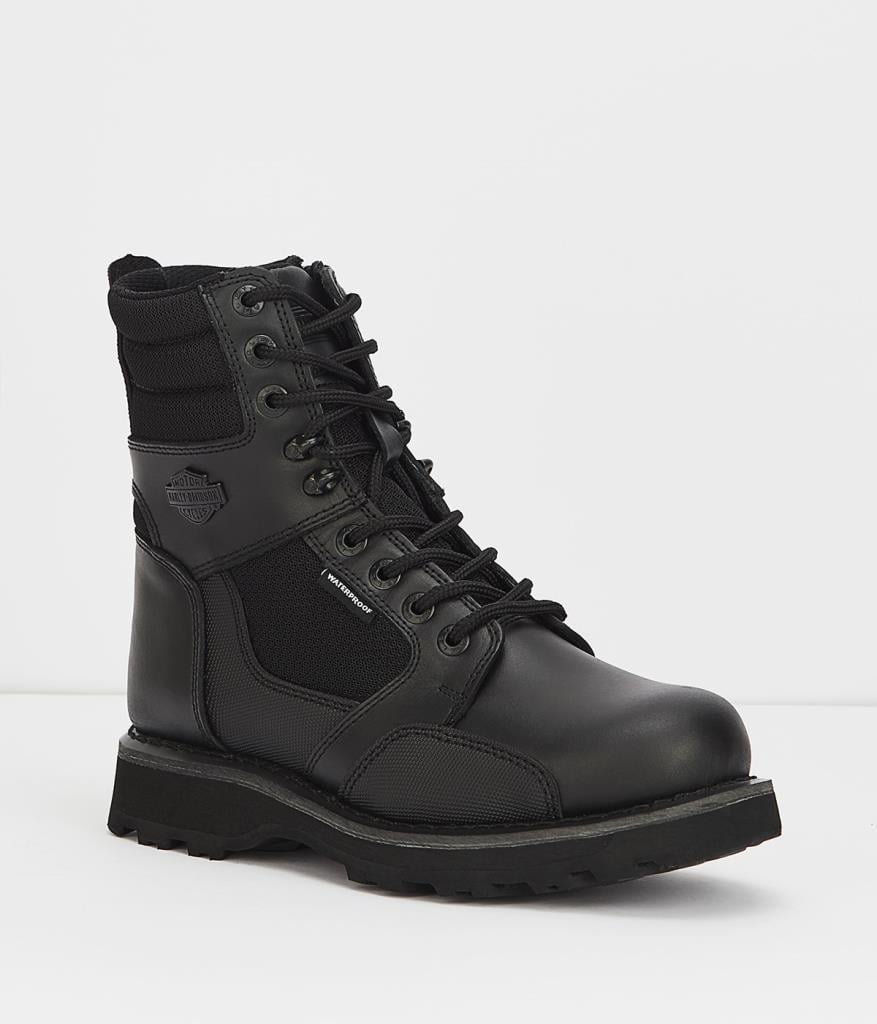 Harley Davidson Putnam Wp Black Deri Erkek Bot