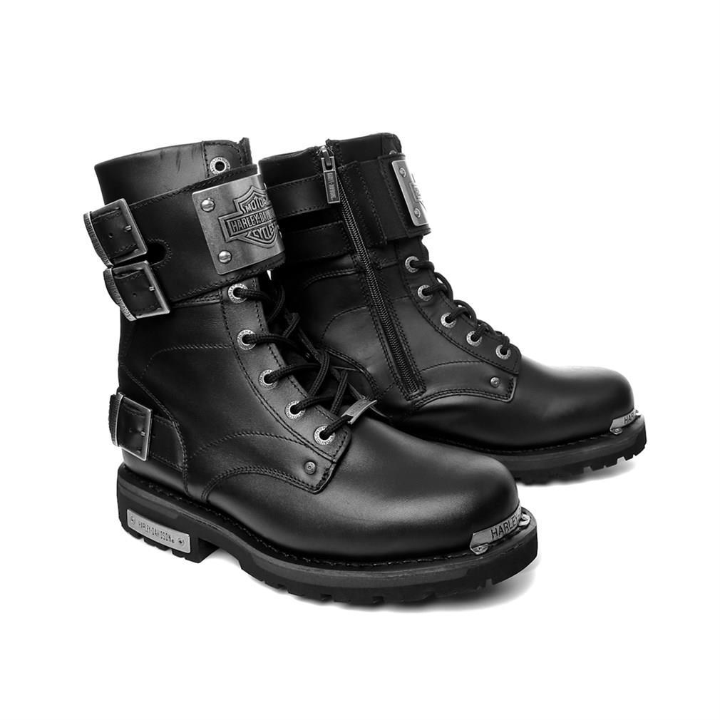 Harley Davidson Ricketson Black Deri Kadın Bot