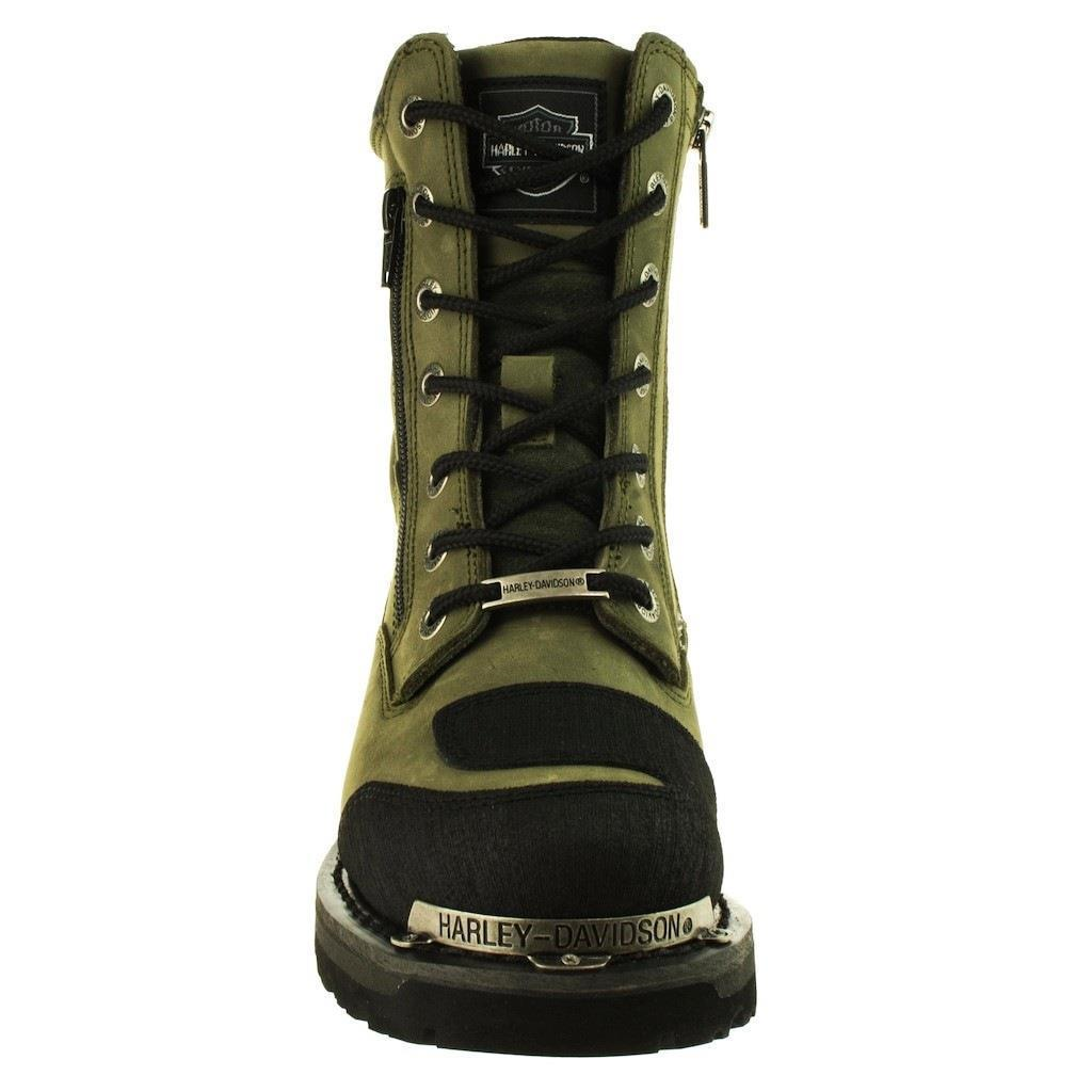 Harley Davidson Riddick Olive Crazy Deri Erkek Bot