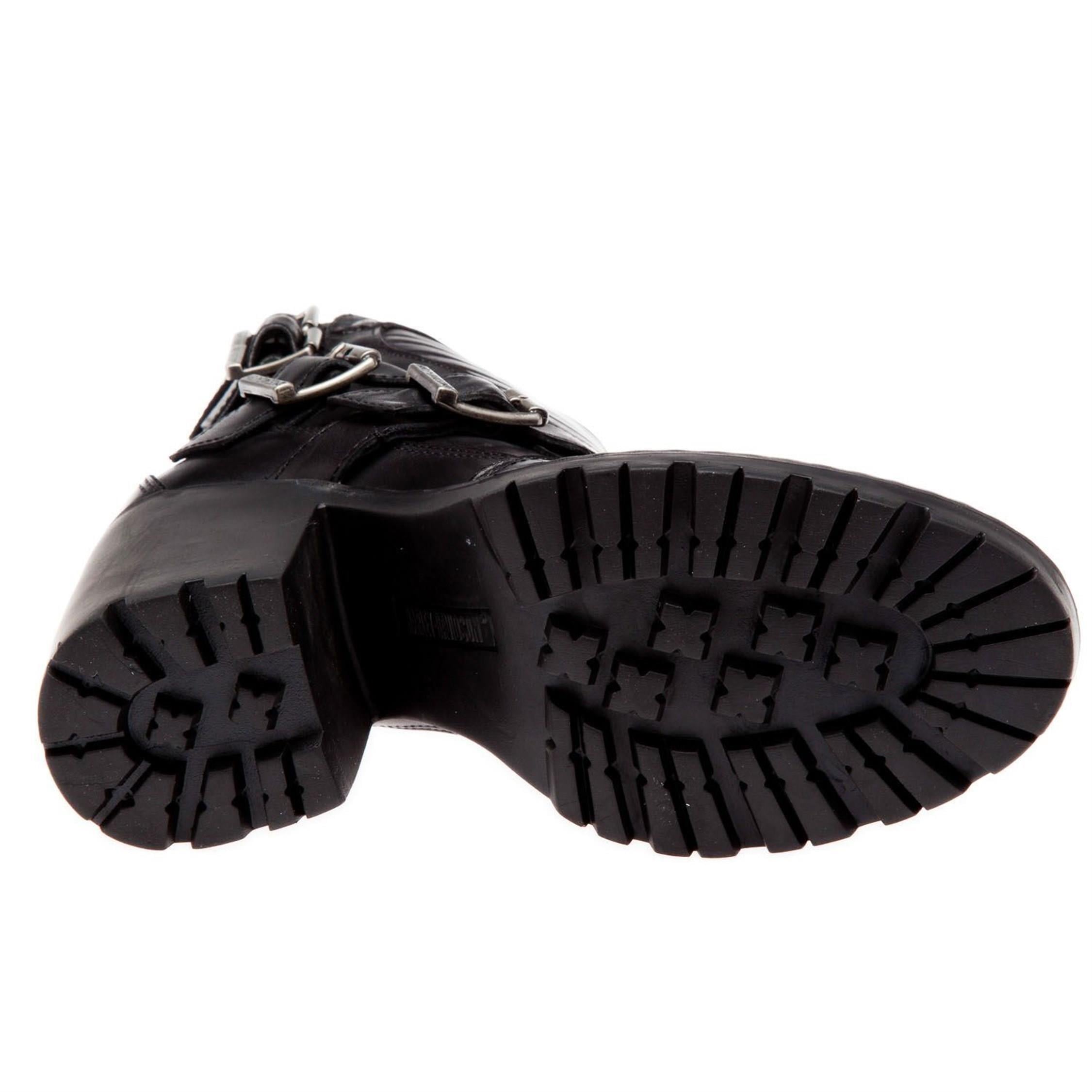 Harley Davidson Run Black Deri Kadın Bot