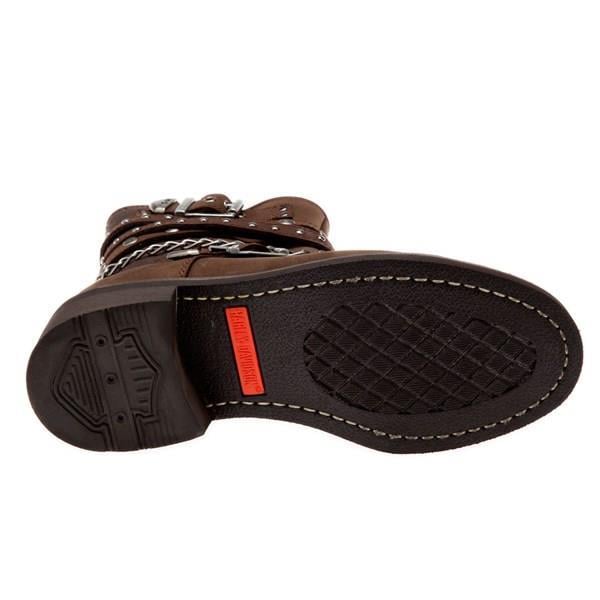 Harley Davidson Shay Dark Brown Nubuk Kadın Bot