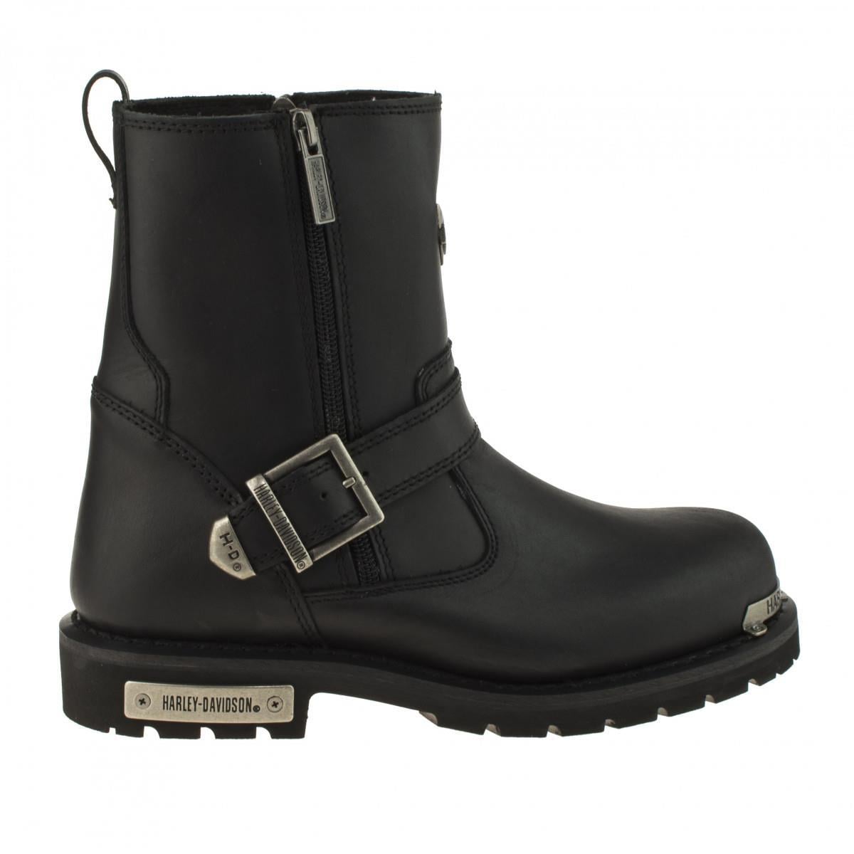 Harley Davidson Startex Black Deri Erkek Bot