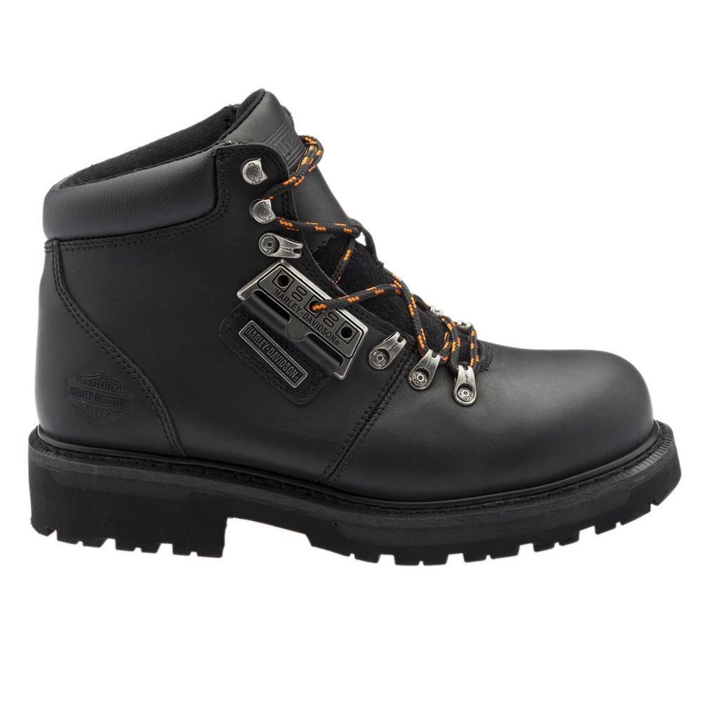 Harley Davidson Templin Lo Black Nubuk Erkek Bot