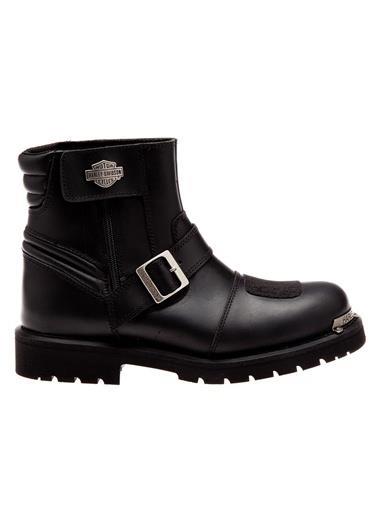 Harley Davidson Travis 6 Black Deri Erkek Bot