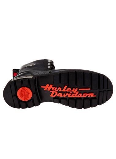 Harley Davidson Warren Black Deri Erkek Bot